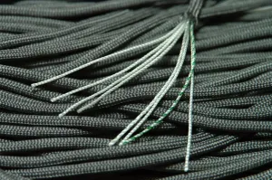 8 Strand 550 Paracord - Foliage Green/ACU Gray - 100' Hank