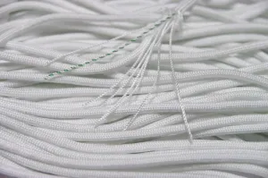 8 Strand 550 Paracord - White - 100' Hank