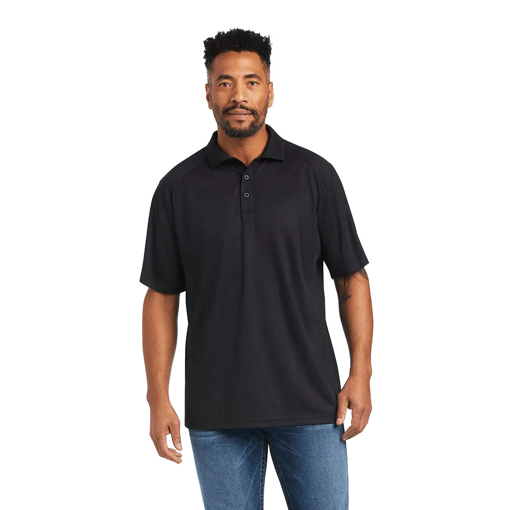 Ariat Short Sleeve Polo Black Shirt