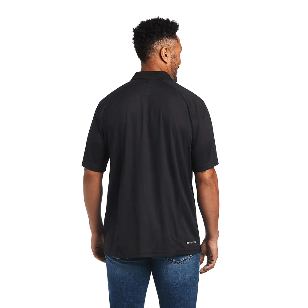 Ariat Short Sleeve Polo Black Shirt