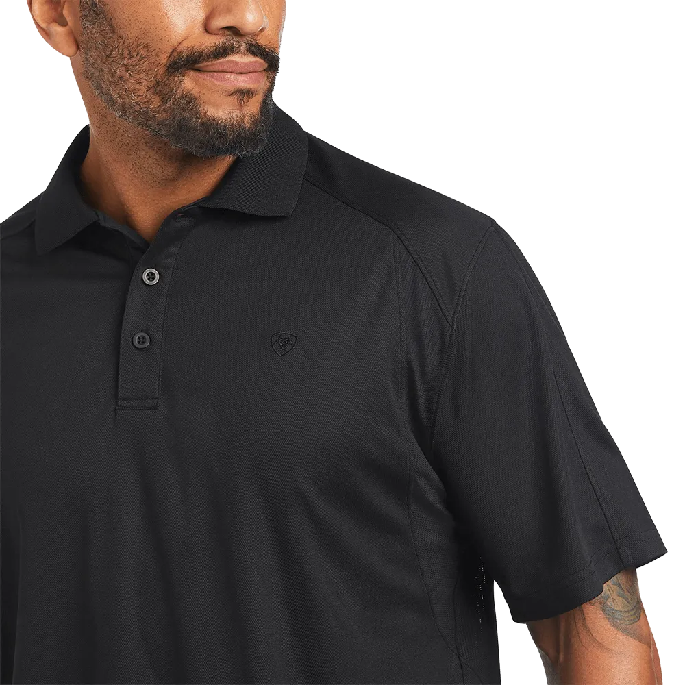 Ariat Short Sleeve Polo Black Shirt