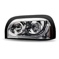 Freightliner Century Halogen Headlight Assembly with LED Strip
