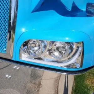 Freightliner Century Halogen Headlight Assembly with LED Strip