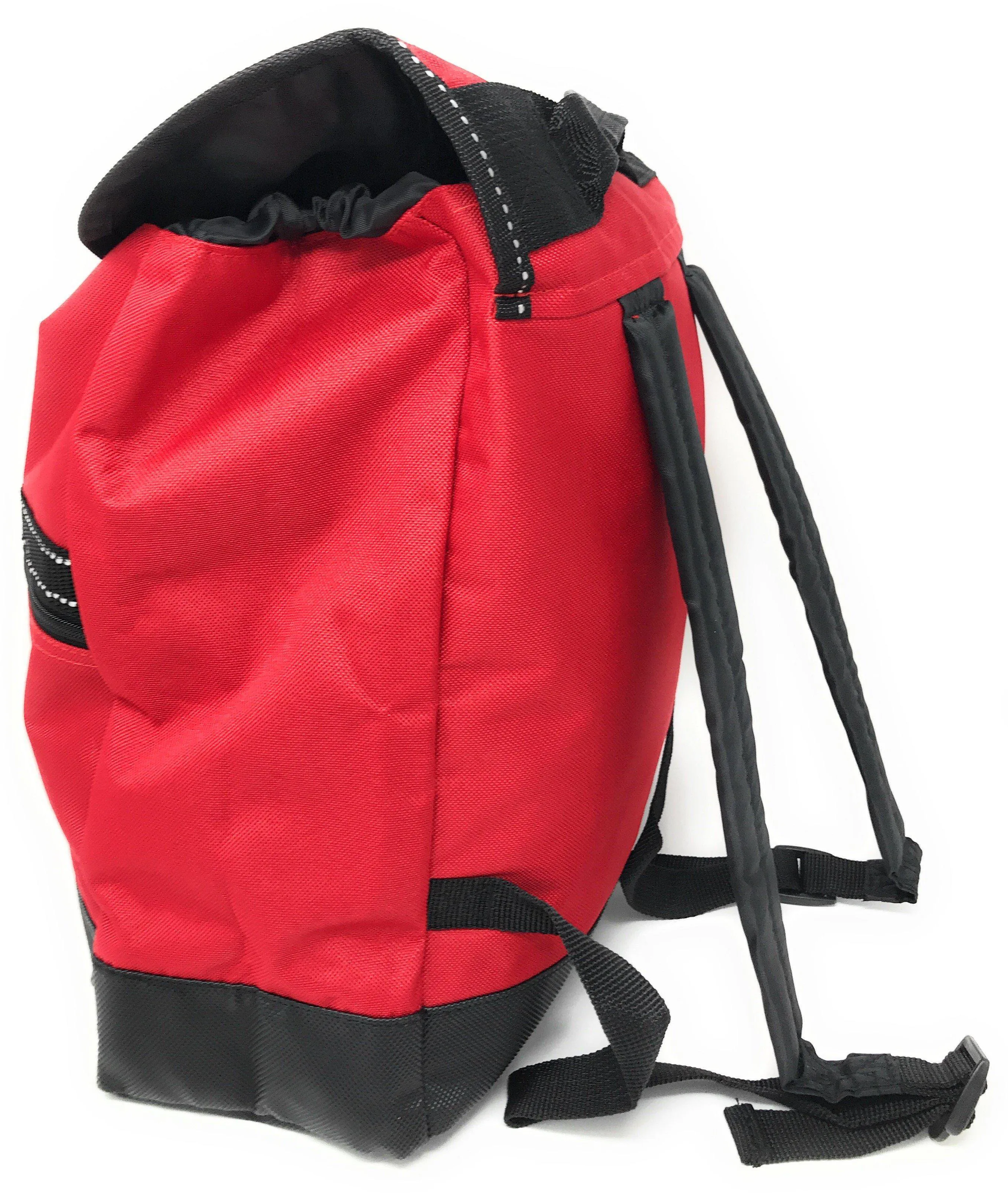 Reflective Backpack Rucksack Bags Drawstrings School Books Travel Work 12 x14inch