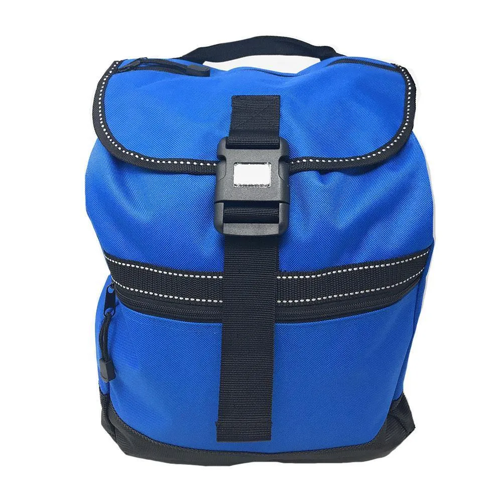 Reflective Backpack Rucksack Bags Drawstrings School Books Travel Work 12 x14inch