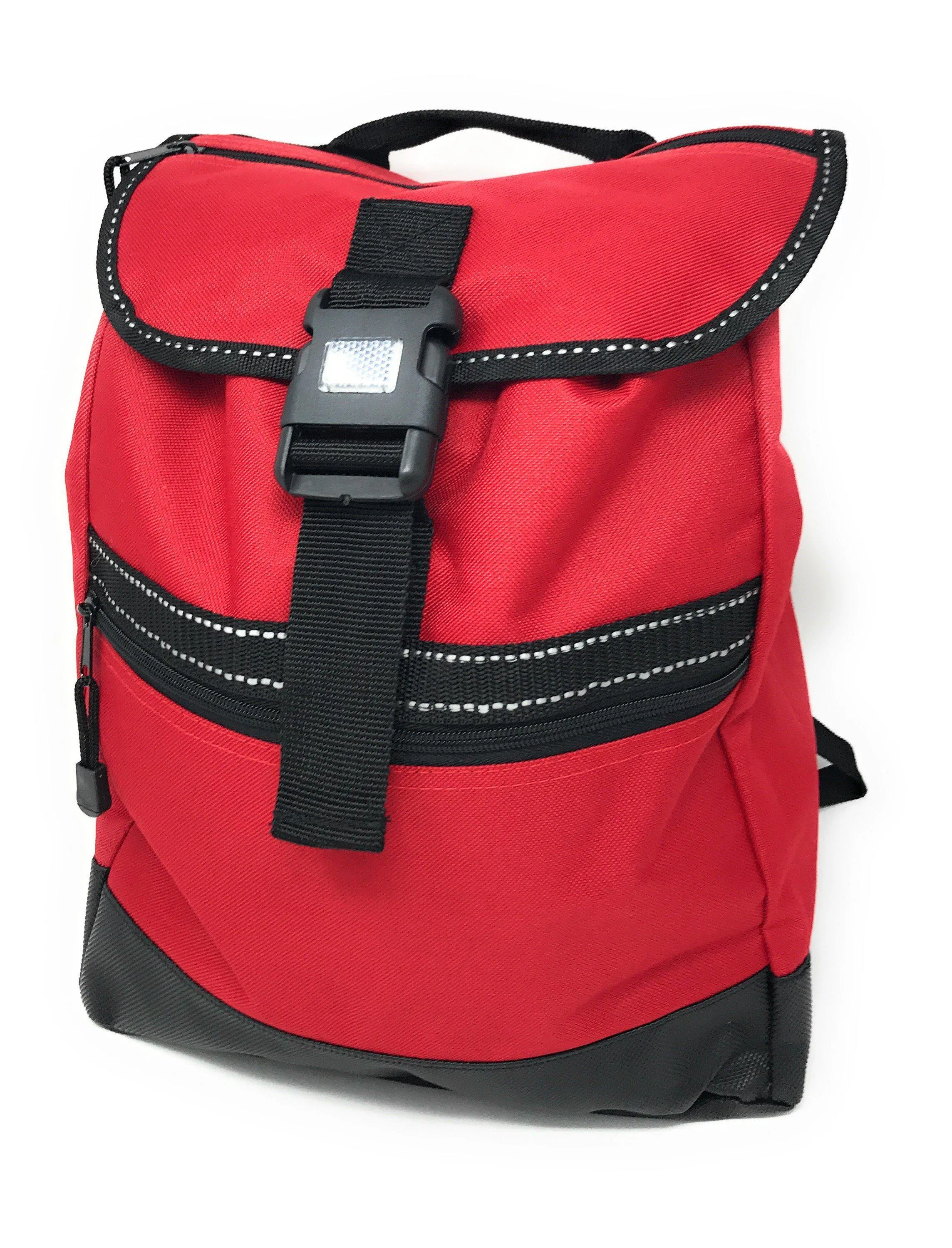 Reflective Backpack Rucksack Bags Drawstrings School Books Travel Work 12 x14inch