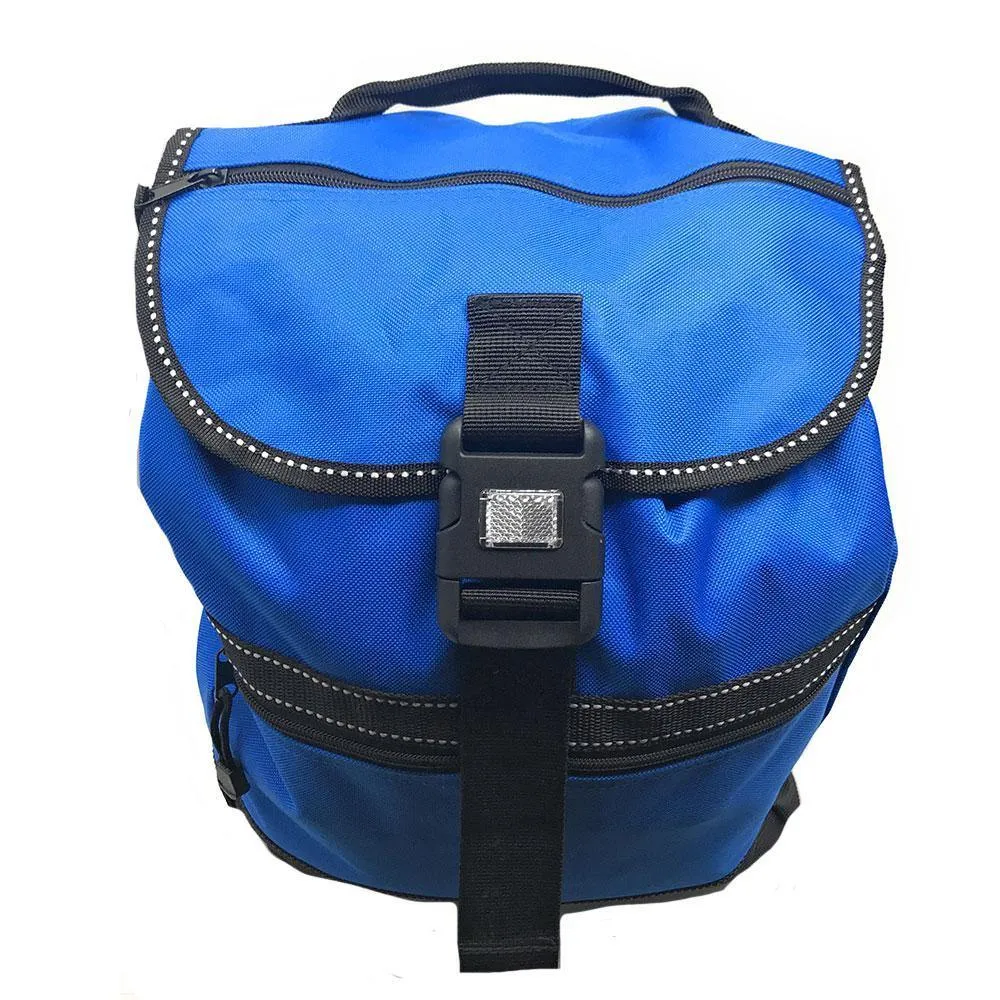Reflective Backpack Rucksack Bags Drawstrings School Books Travel Work 12 x14inch