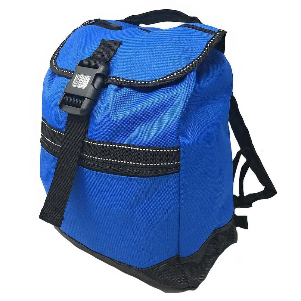 Reflective Backpack Rucksack Bags Drawstrings School Books Travel Work 12 x14inch