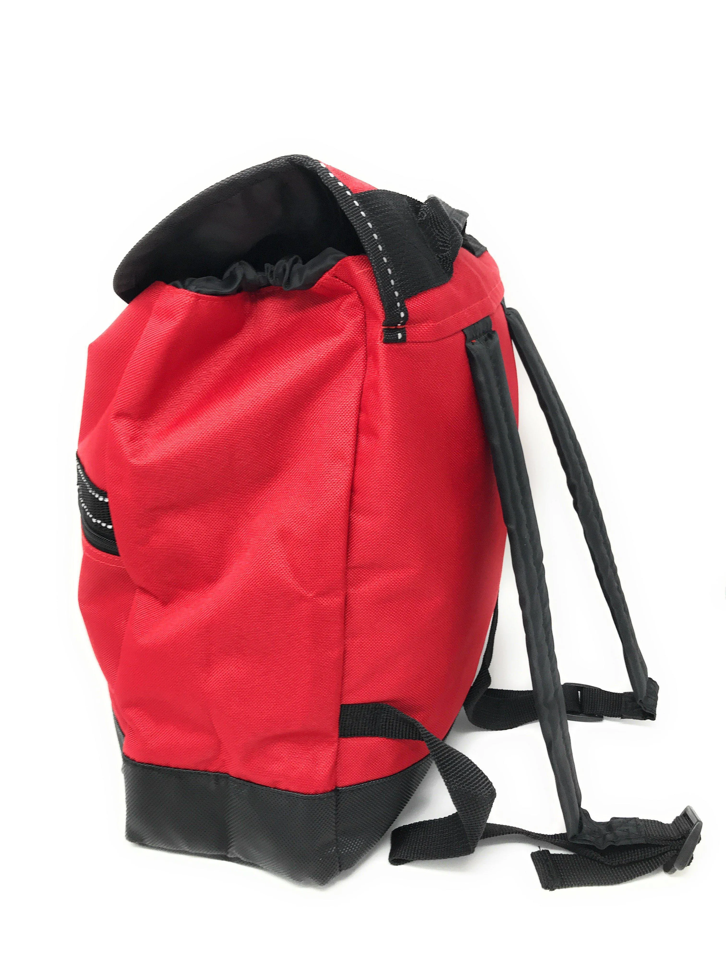 Reflective Backpack Rucksack Bags Drawstrings School Books Travel Work 12 x14inch