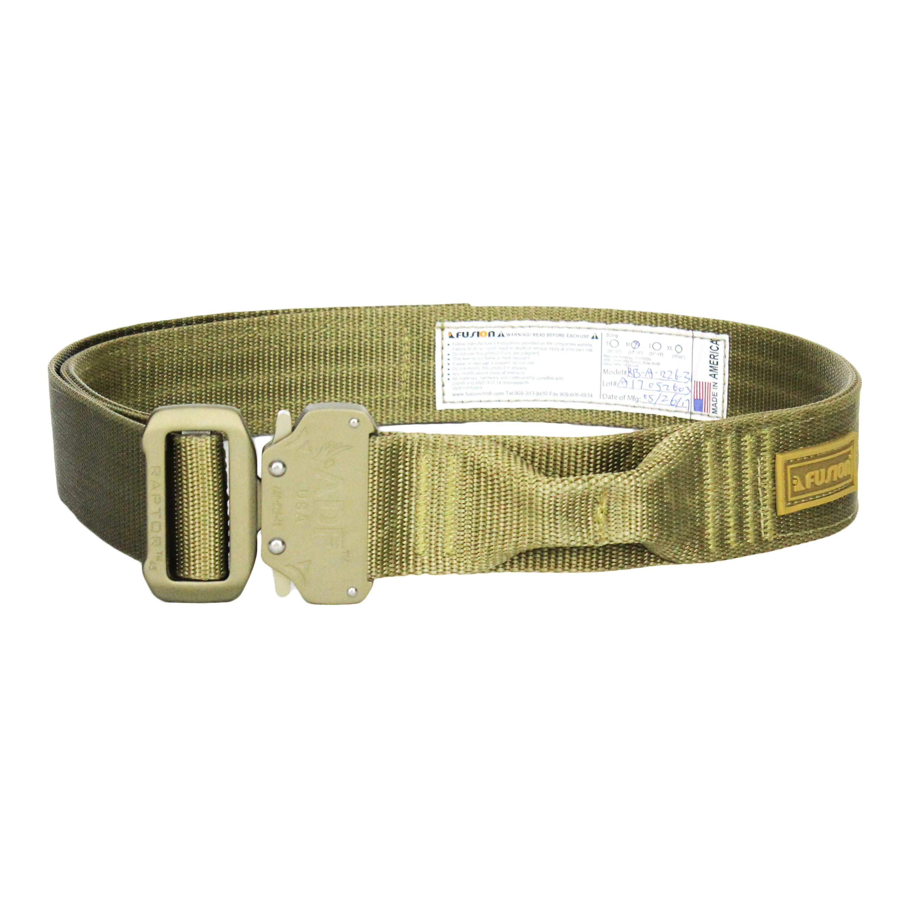 Riggers Belt - Type A - 1.75" Width - Undefeated