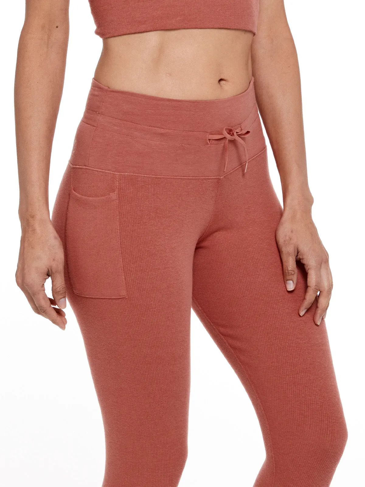 Studio 7/8 Rib Legging